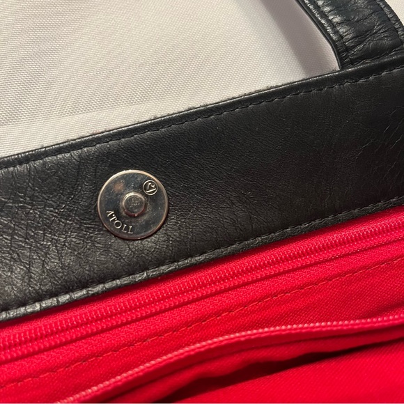 Burberrys Blue Label Wool Nova Check Tote VINTAGE Burberry Leather Trim - Picture 14 of 16